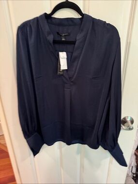 Banana Republic Navy Tailored Women's top